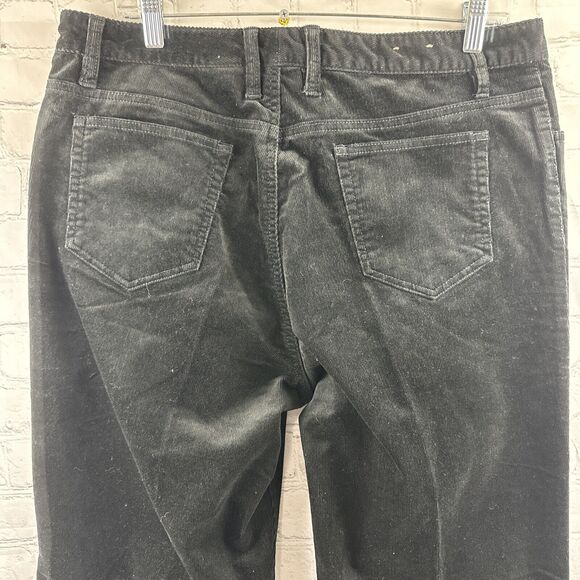 Eddie Bauer Pants Womens 14 Black Corduroy‎ Straight Leg Stretch 36X31 - Picture 6 of 12